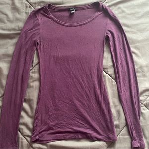 purple long sleeve